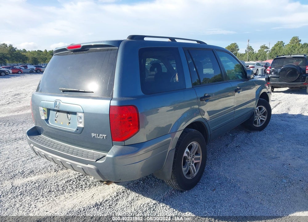 2005 HONDA PILOT EX-L VIN: 5FNYF18515B017082