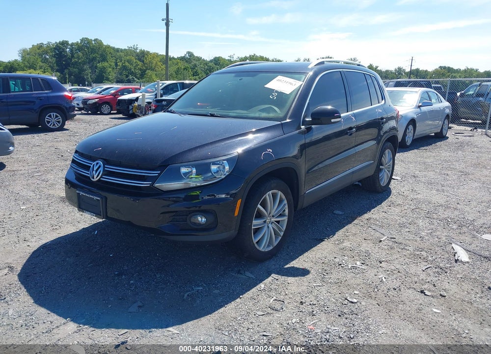 2015 VOLKSWAGEN TIGUAN SE VIN: WVGBV7AX0FW507321