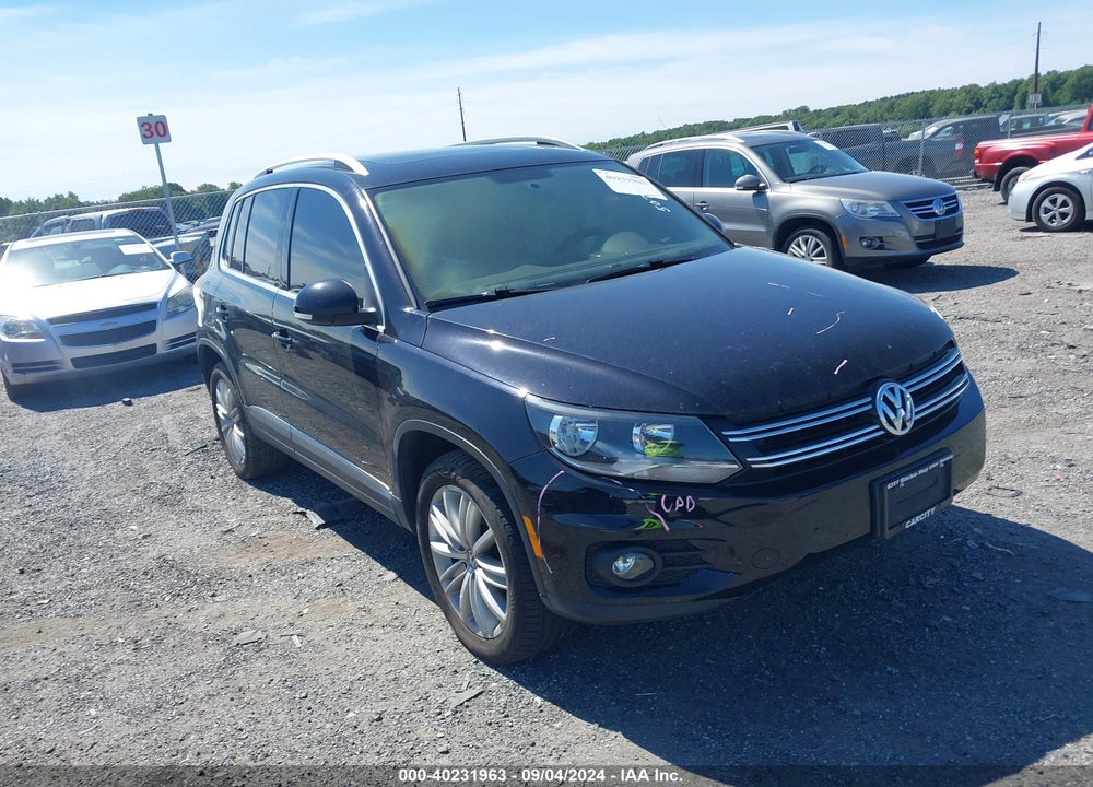 2015 VOLKSWAGEN TIGUAN SE VIN: WVGBV7AX0FW507321