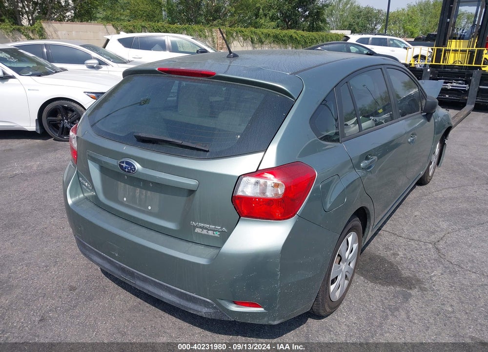 2016 SUBARU IMPREZA 2.0I VIN: JF1GPAA67GG230094