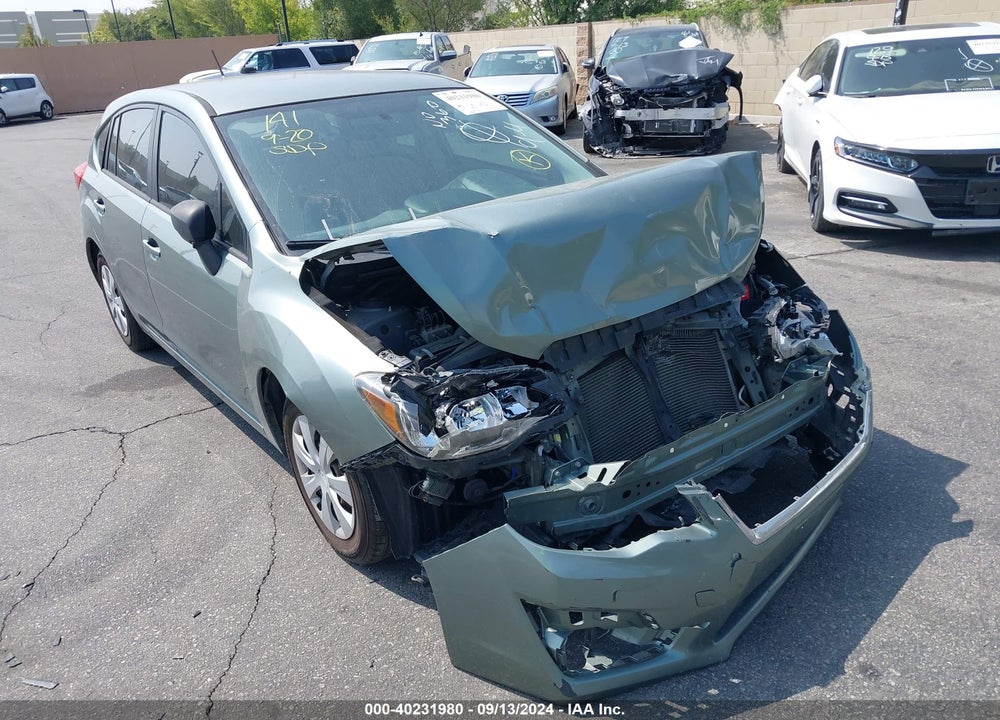 2016 SUBARU IMPREZA 2.0I VIN: JF1GPAA67GG230094