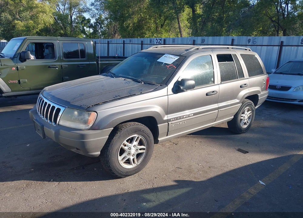 2002 JEEP GRAND CHEROKEE LAREDO VIN: 1J4GW48S42C284335