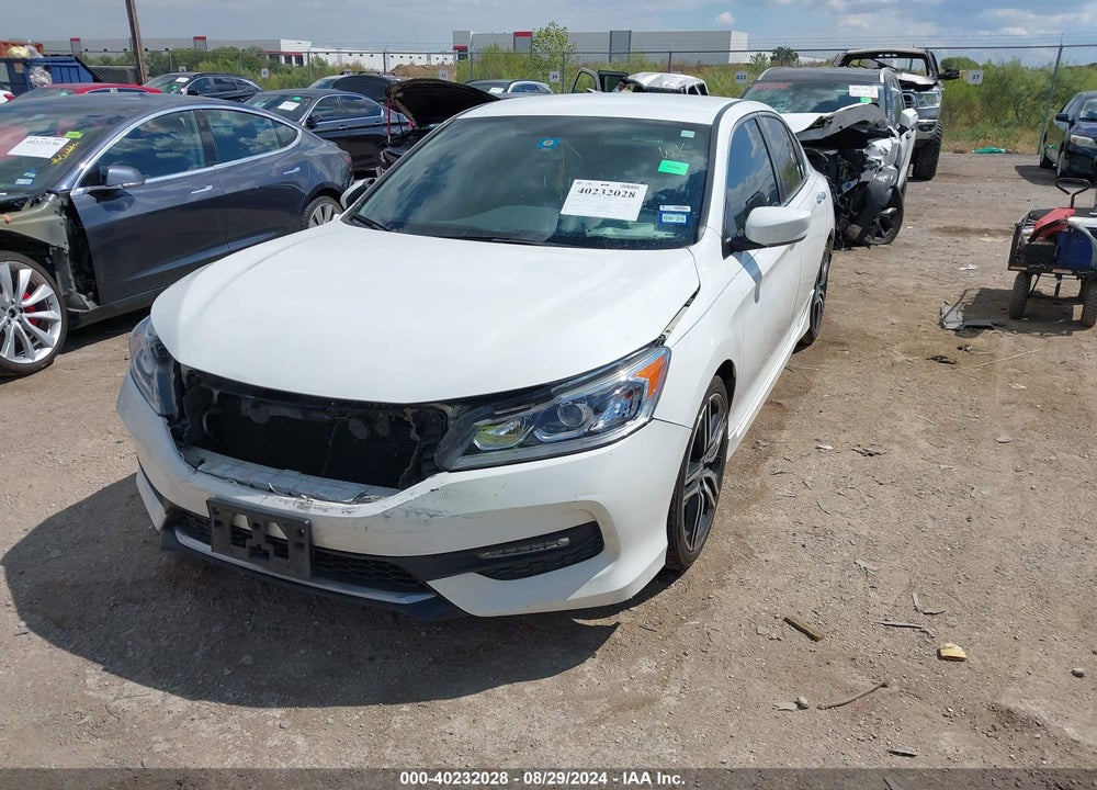 2016 HONDA ACCORD SPORT VIN: 1HGCR2F59GA049091