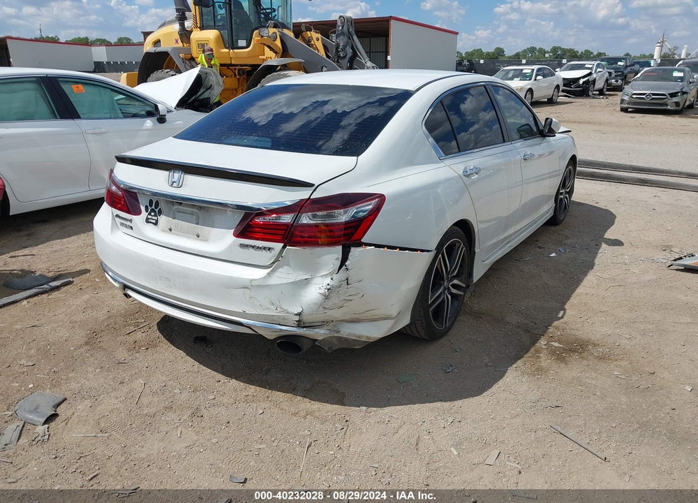 2016 HONDA ACCORD SPORT VIN: 1HGCR2F59GA049091