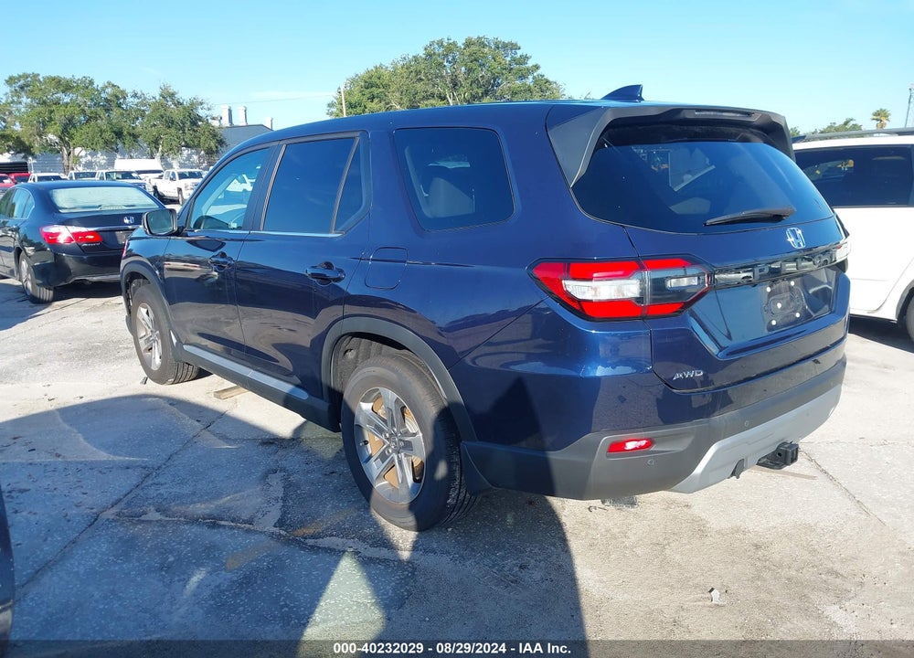 2023 HONDA PILOT AWD EX-L 8 PASSENGER VIN: 5FNYG1H48PB046795