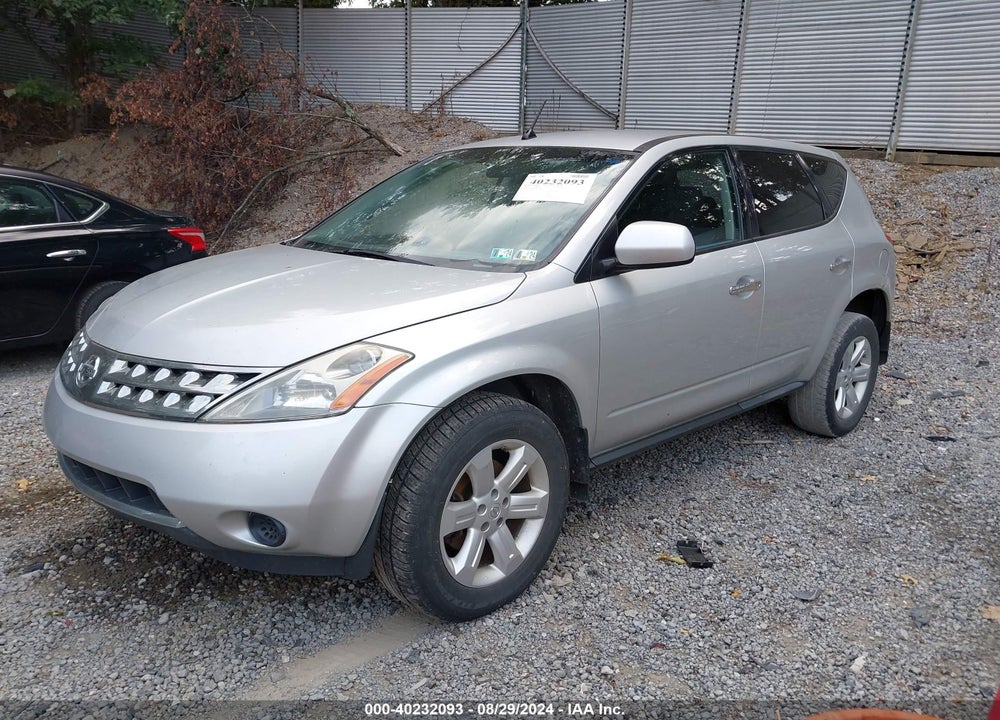 2007 NISSAN MURANO VIN: JN8AZ08W17W615963