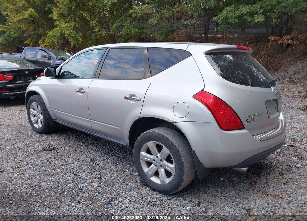 2007 NISSAN MURANO VIN: JN8AZ08W17W615963