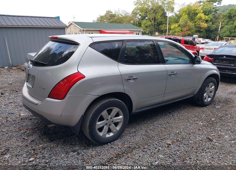2007 NISSAN MURANO VIN: JN8AZ08W17W615963