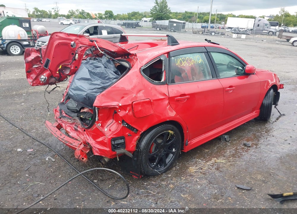 2010 SUBARU IMPREZA VIN: JF1GH7G69AG821218