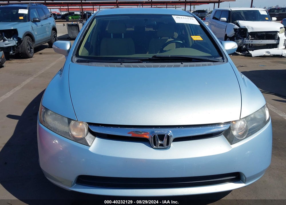2007 HONDA CIVIC HYBRID VIN: JHMFA36267S017593