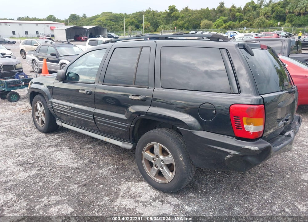 2003 JEEP GRAND CHEROKEE OVERLAND VIN: 1J8GW68J13C565608