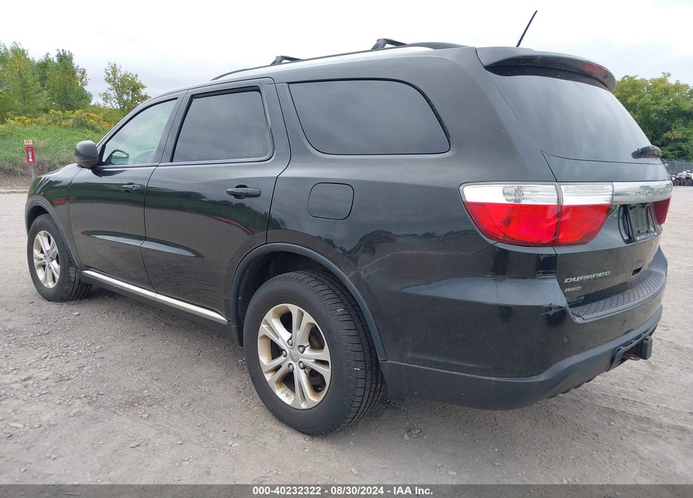 2013 DODGE DURANGO SXT VIN: 1C4RDJAG4DC574375