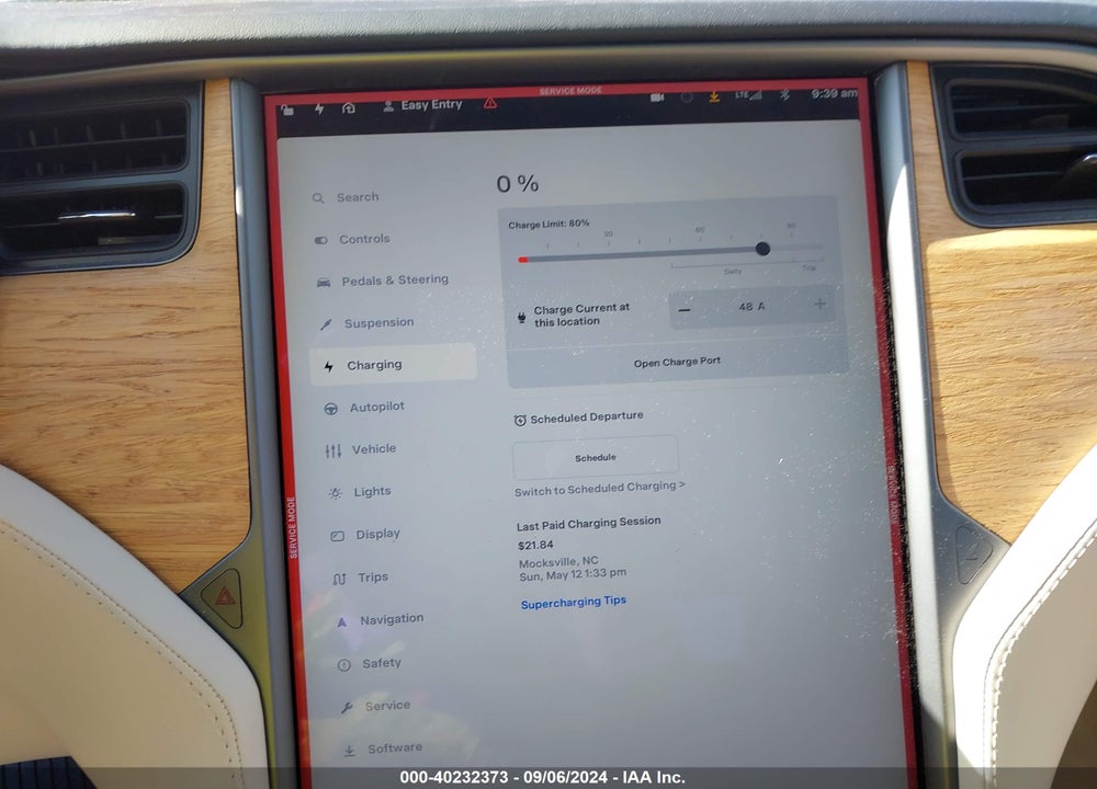 2018 TESLA MODEL S 100D/75D/P100D VIN: 5YJSA1E22JF297815