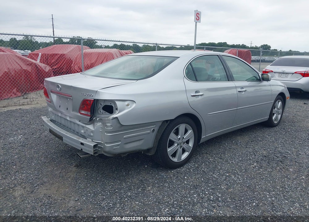 2005 LEXUS ES 330 VIN: JTHBA30G055063970