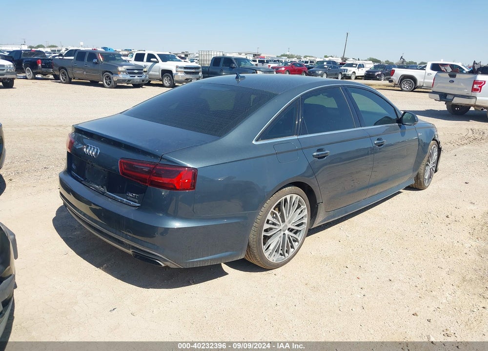2016 AUDI A6 3.0T PREMIUM PLUS VIN: WAUFGAFC5GN023197