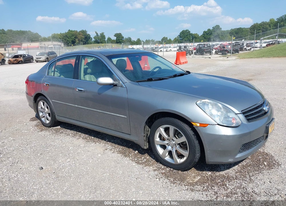 2006 INFINITI G35X VIN: JNKCV51FX6M607182