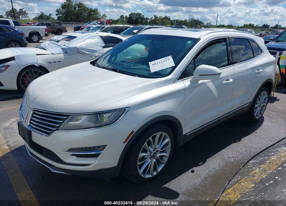 2016 LINCOLN MKC RESERVE VIN: 5LMCJ3C99GUJ12961