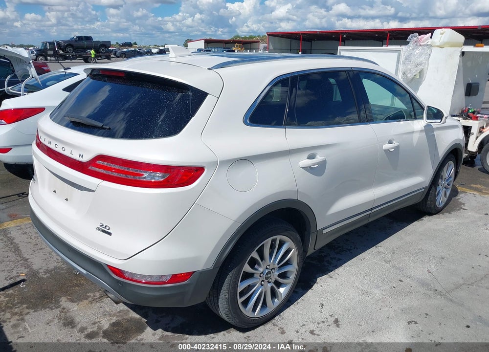 2016 LINCOLN MKC RESERVE VIN: 5LMCJ3C99GUJ12961