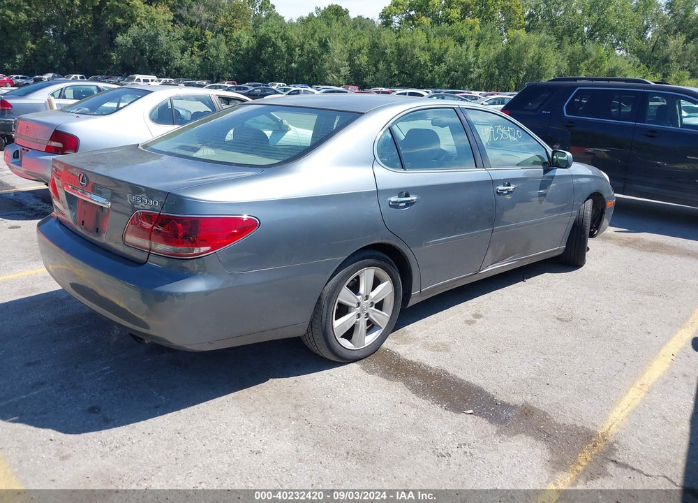2006 LEXUS ES 330 VIN: JTHBA30G765144868