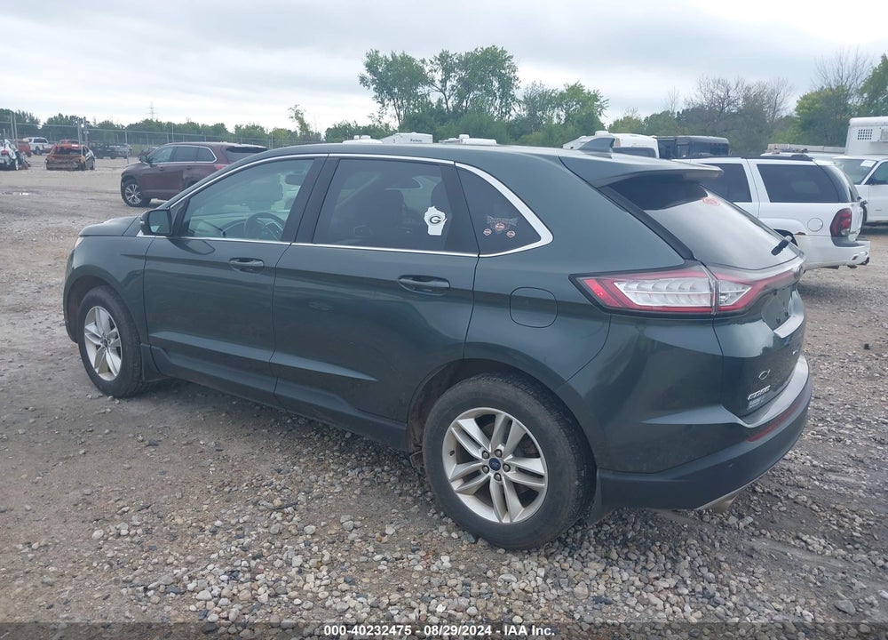 2015 FORD EDGE SEL VIN: 2FMTK4J94FBC25343
