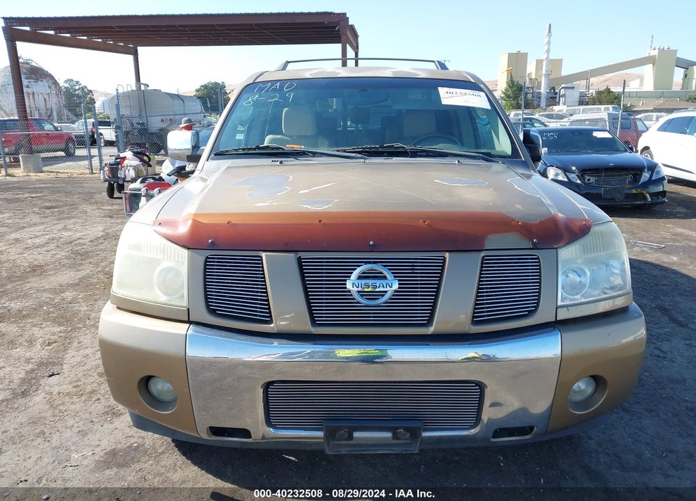 2004 NISSAN PATHFINDER ARMADA SE VIN: 5N1AA08A44N710005