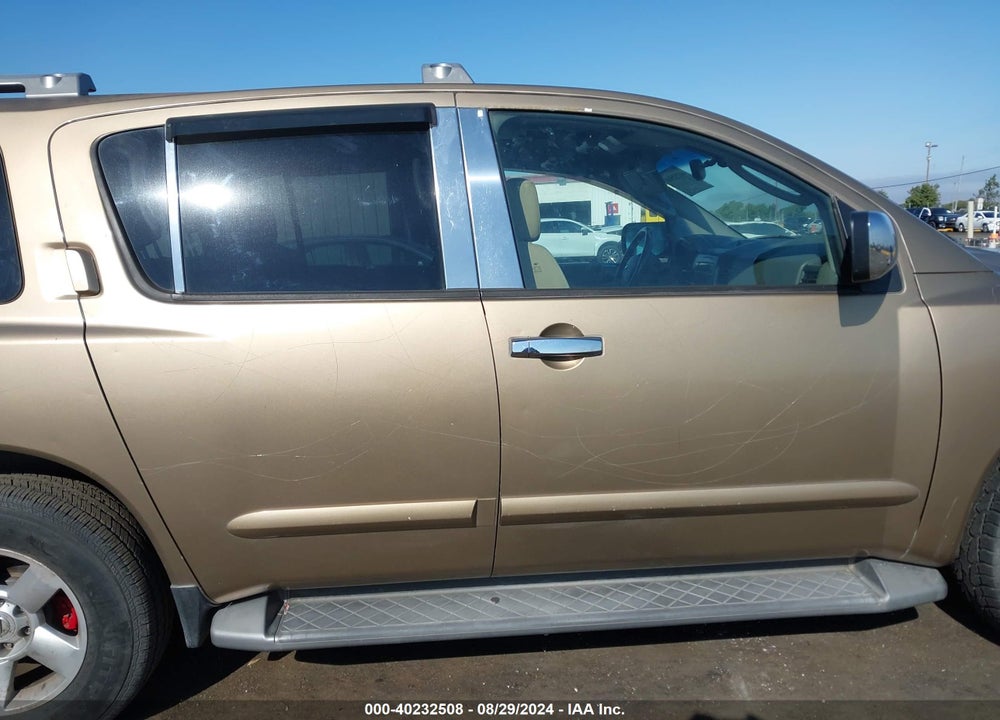 2004 NISSAN PATHFINDER ARMADA SE VIN: 5N1AA08A44N710005