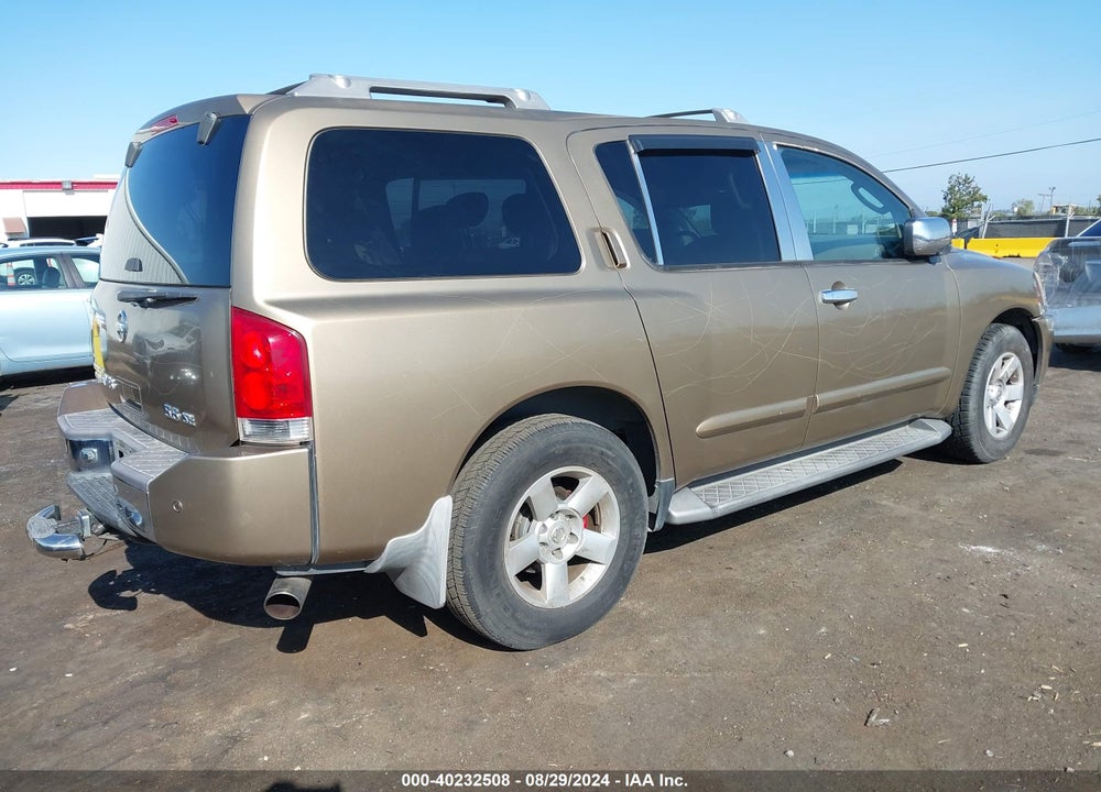 2004 NISSAN PATHFINDER ARMADA SE VIN: 5N1AA08A44N710005