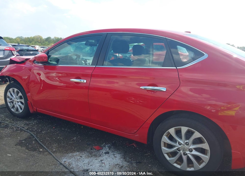 2018 NISSAN SENTRA SV VIN: 3N1AB7AP3JY228572
