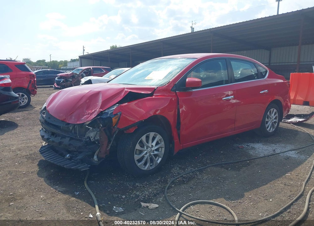 2018 NISSAN SENTRA SV VIN: 3N1AB7AP3JY228572