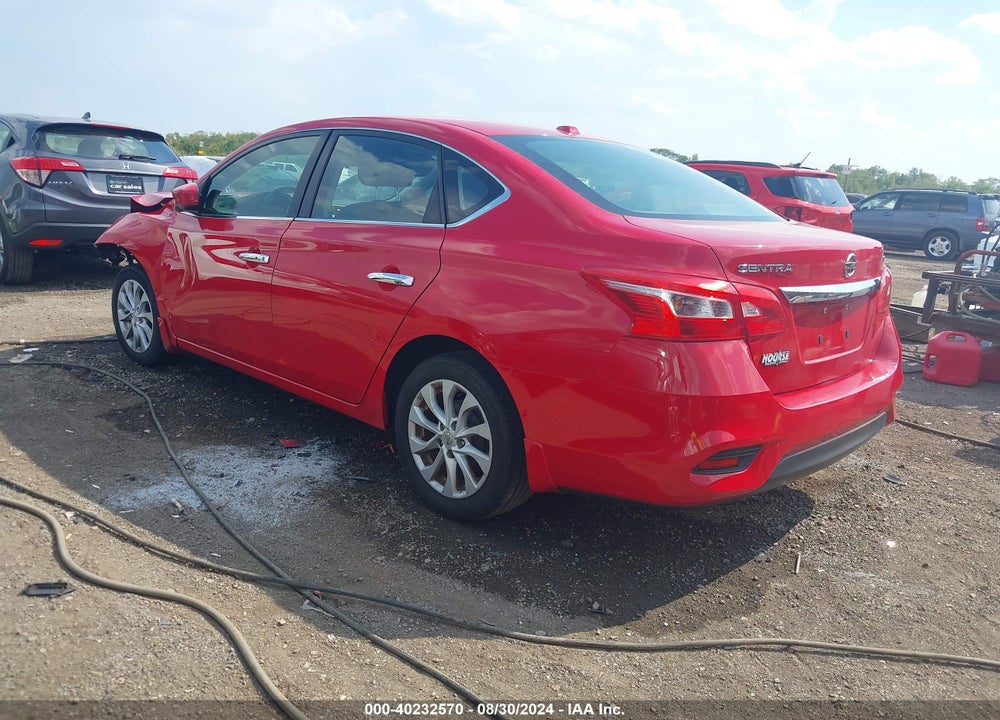 2018 NISSAN SENTRA SV VIN: 3N1AB7AP3JY228572
