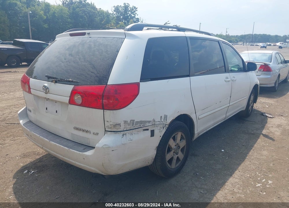 2008 TOYOTA SIENNA LE VIN: 5TDZK23C78S138341