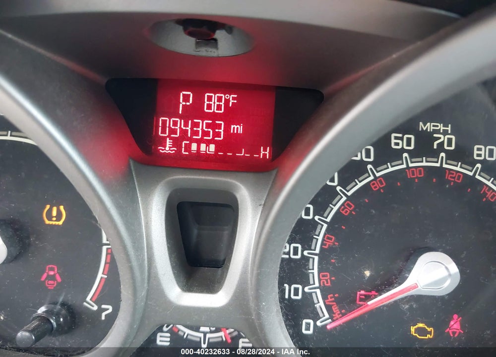 2013 FORD FIESTA SE VIN: 3FADP4BJ6DM109680
