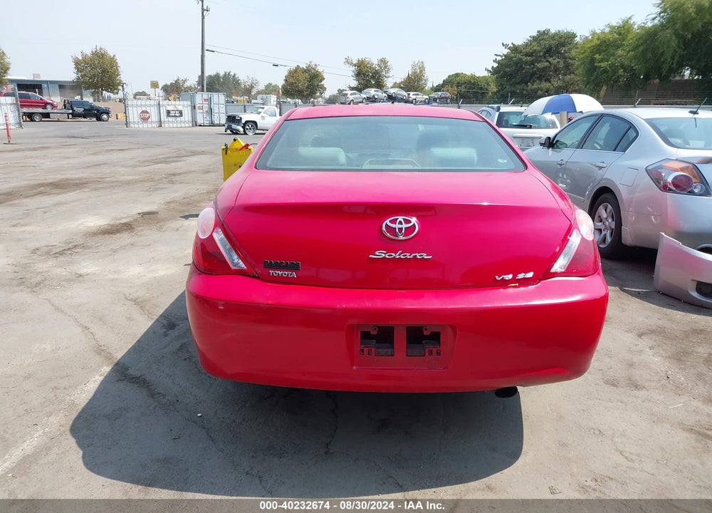 2006 TOYOTA CAMRY SOLARA SE V6 VIN: 4T1CA38P86U070145