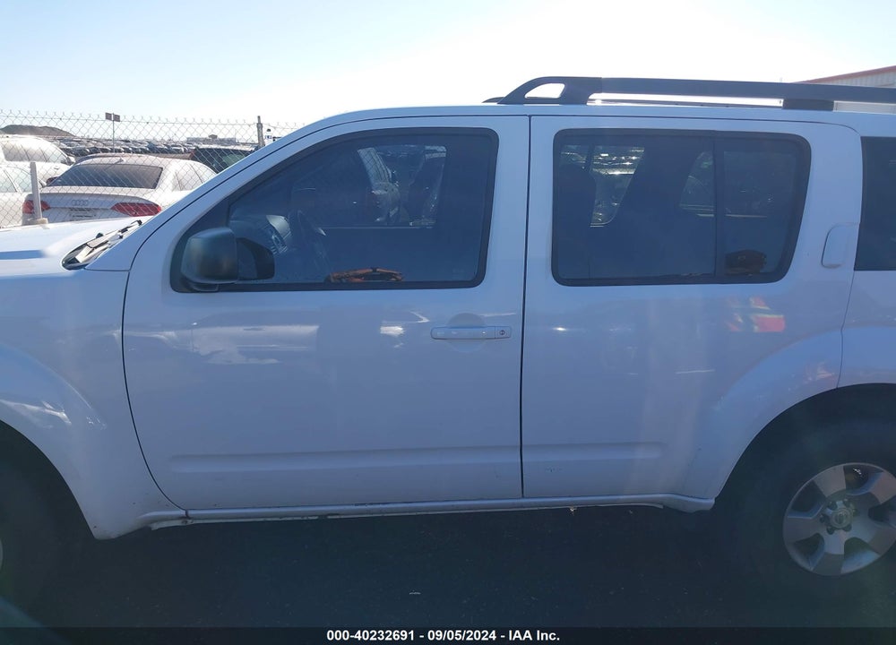 2012 NISSAN PATHFINDER S VIN: 5N1AR1NB7CC621339