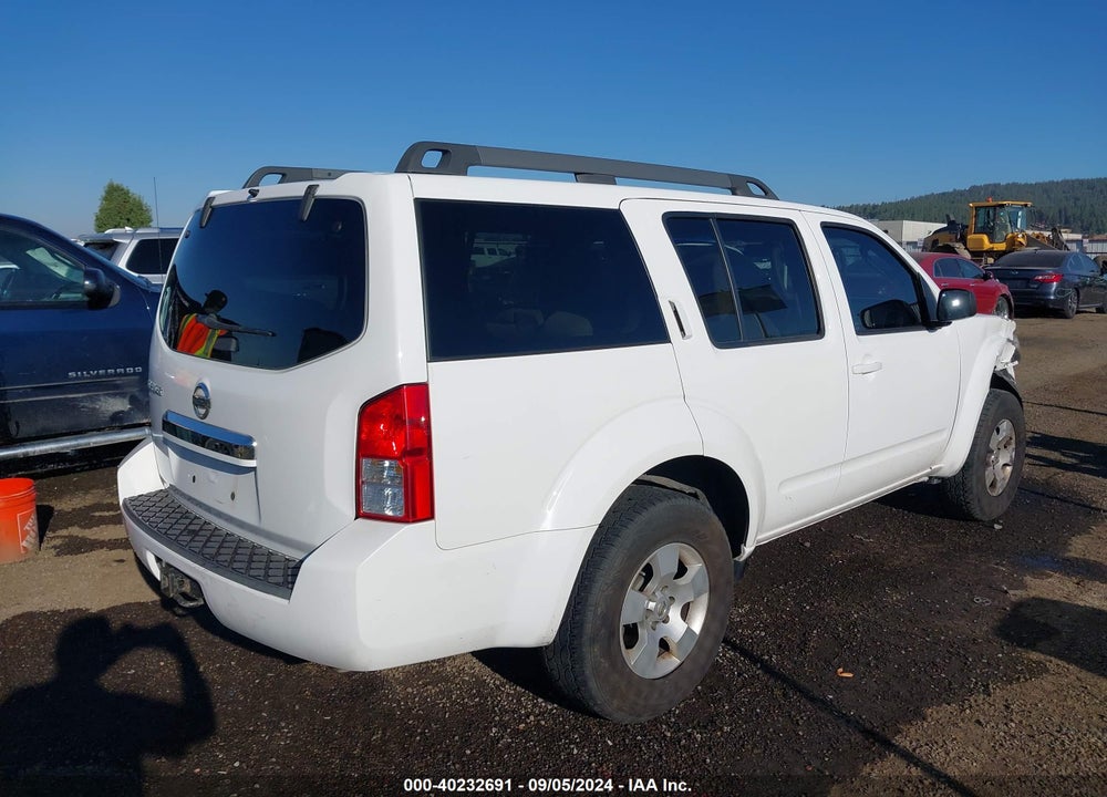 2012 NISSAN PATHFINDER S VIN: 5N1AR1NB7CC621339