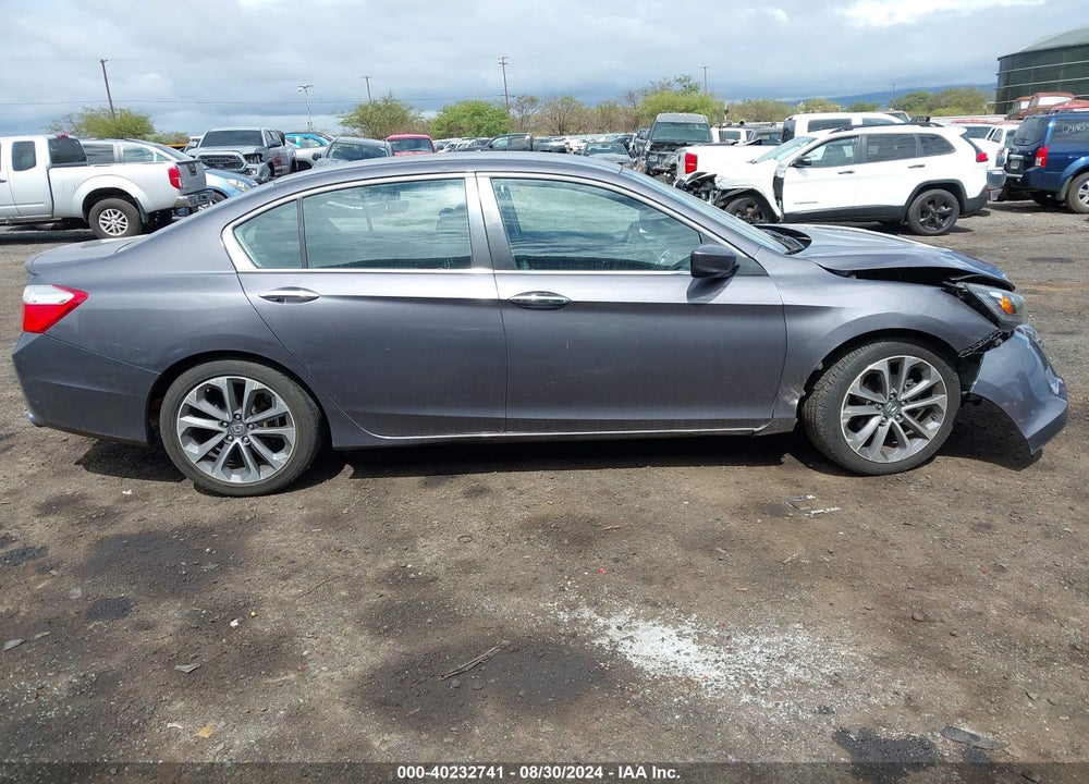 2014 HONDA ACCORD SPORT VIN: 1HGCR2F59EA299508