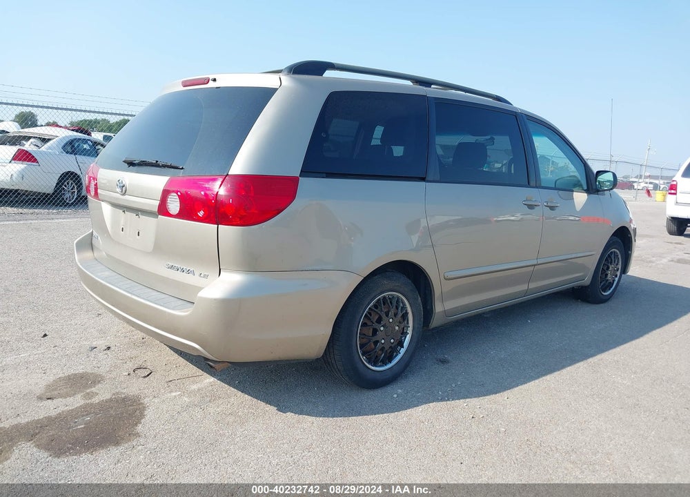 2007 TOYOTA SIENNA LE VIN: 5TDZK23C07S000719
