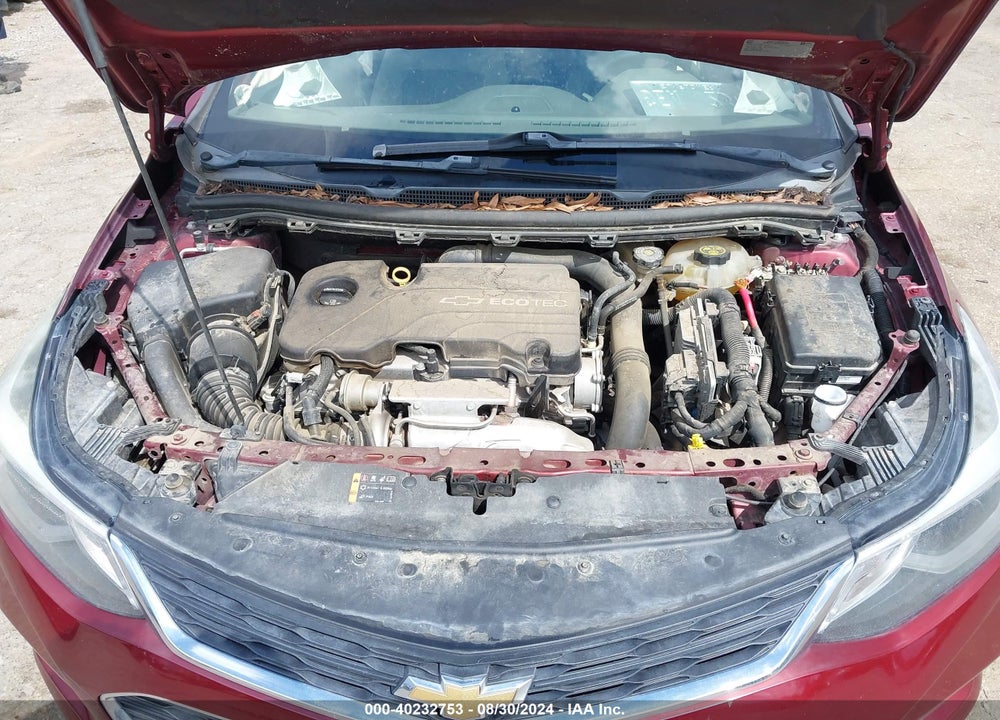 2016 CHEVROLET CRUZE LT AUTO VIN: 1G1BE5SM6G7250554