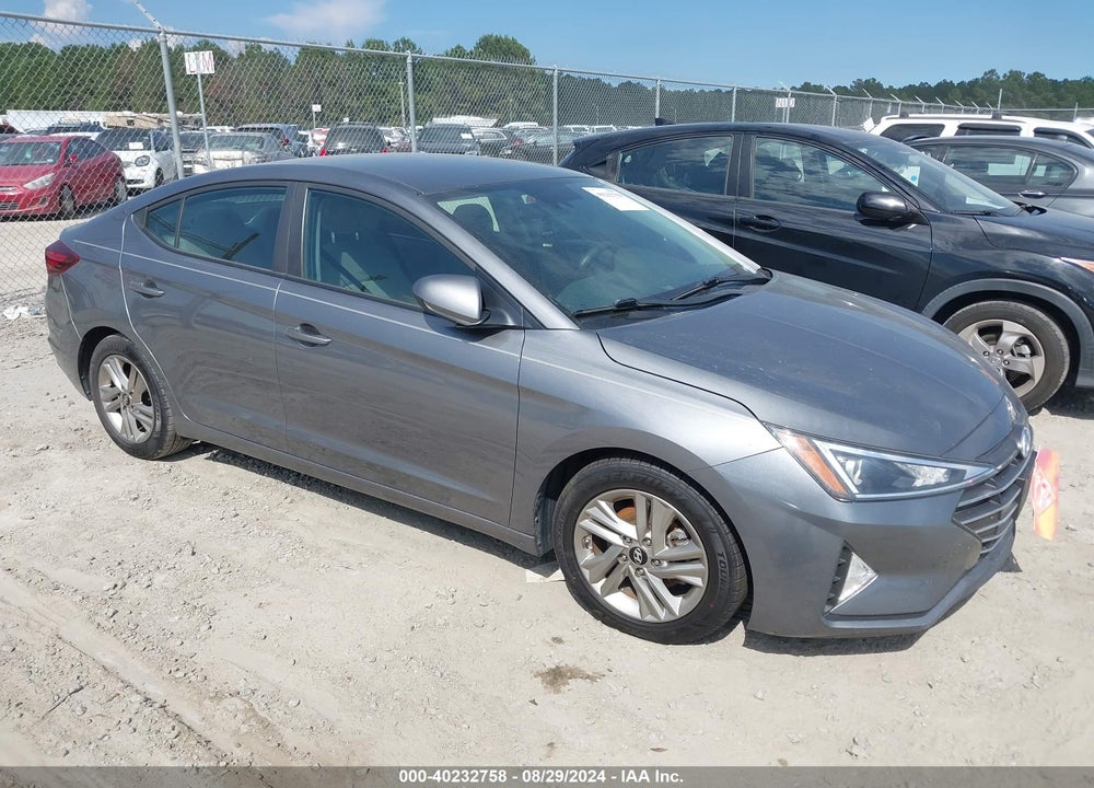 2019 HYUNDAI ELANTRA SEL VIN: 5NPD84LF8KH435131