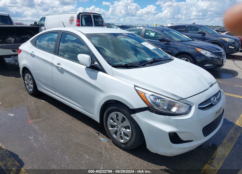 2017 HYUNDAI ACCENT SE VIN: KMHCT4AE8HU381263