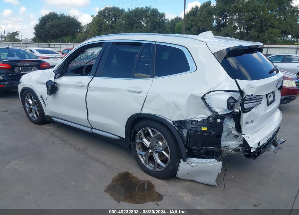 2023 BMW X3 SDRIVE30I VIN: WBX47DP07PN246456