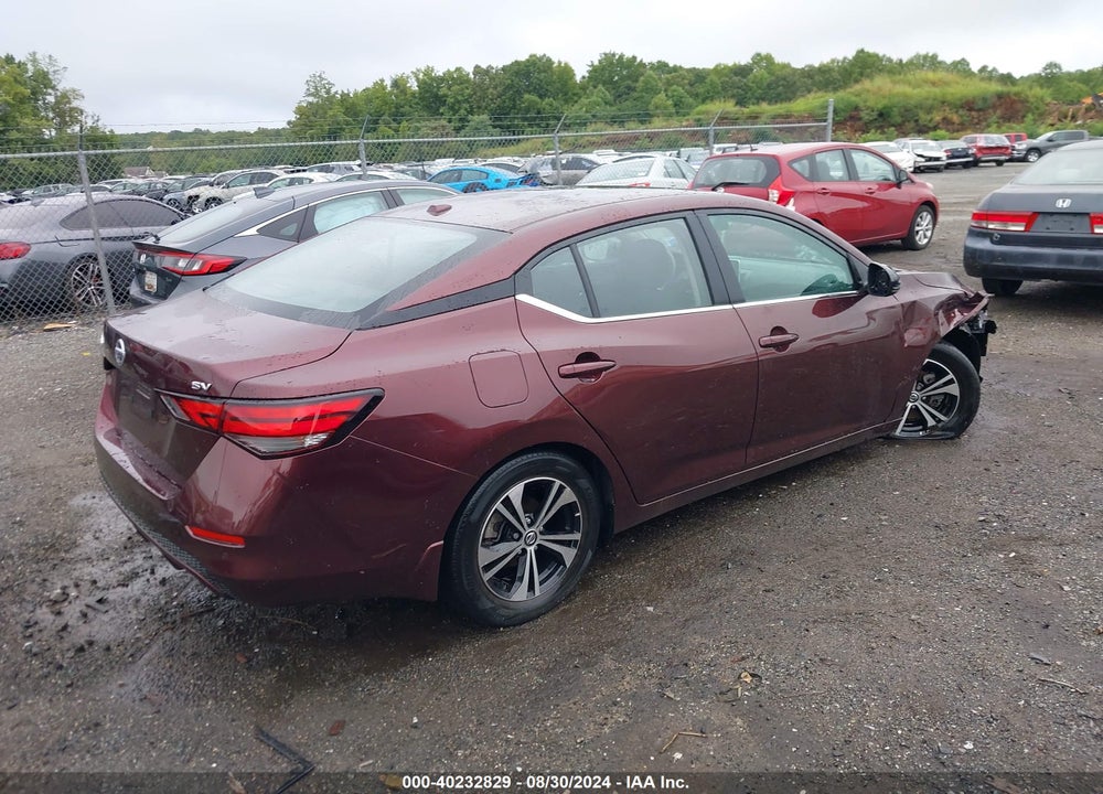 2020 NISSAN SENTRA SV XTRONIC CVT VIN: 3N1AB8CV6LY217912