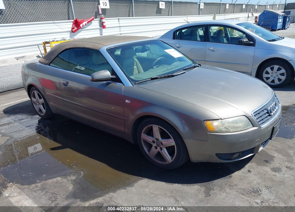 2005 AUDI A4 1.8T VIN: WAUAC48H85K003220