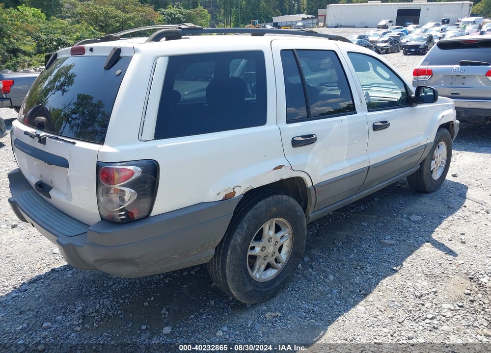 2002 JEEP GRAND CHEROKEE LAREDO VIN: 1J4GW48SX2C306919