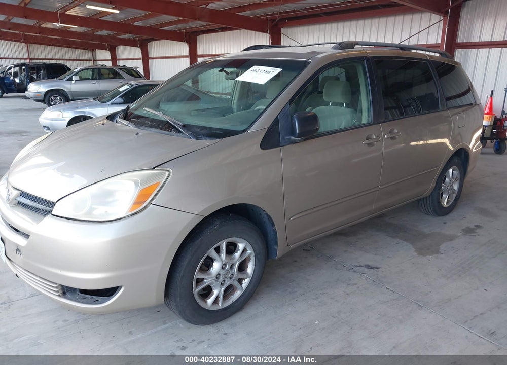 2005 TOYOTA SIENNA LE VIN: 5TDBA23C15S048165