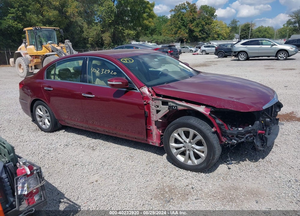 2012 HYUNDAI GENESIS 3.8 VIN: KMHGC4DD8CU198023