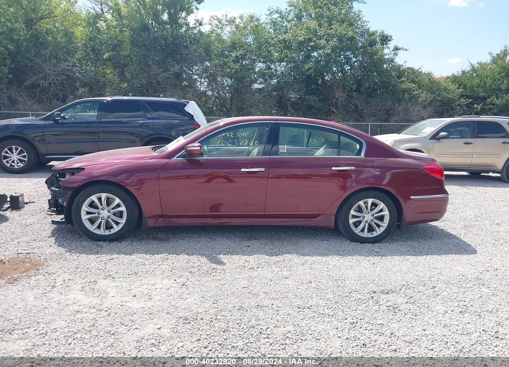 2012 HYUNDAI GENESIS 3.8 VIN: KMHGC4DD8CU198023