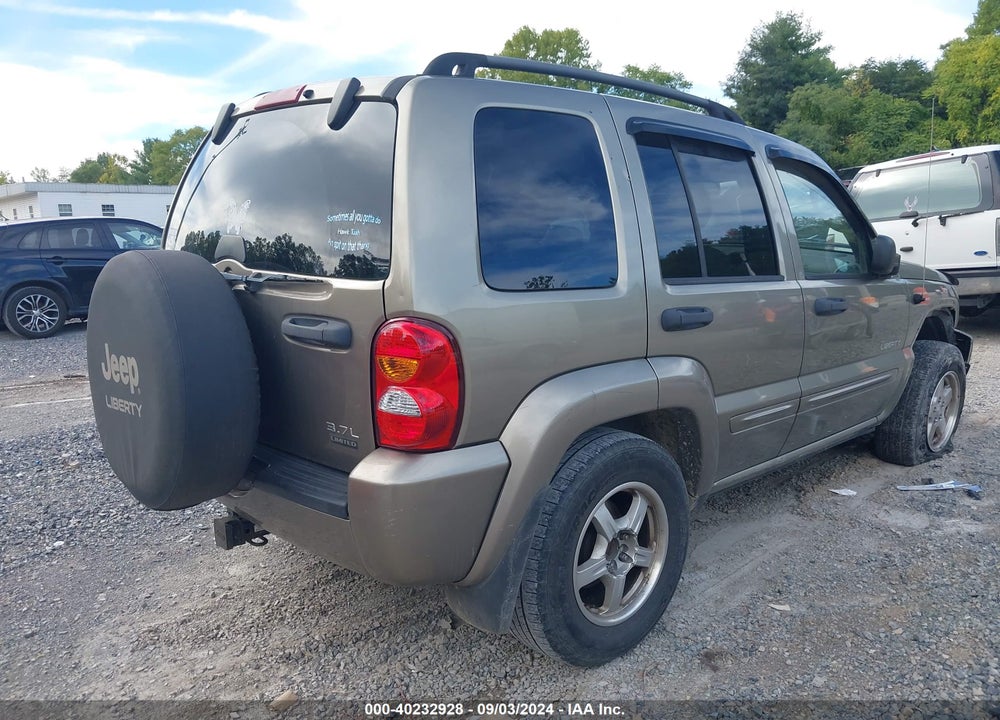 2004 JEEP LIBERTY LIMITED EDITION VIN: 1J8GL58K54W272256