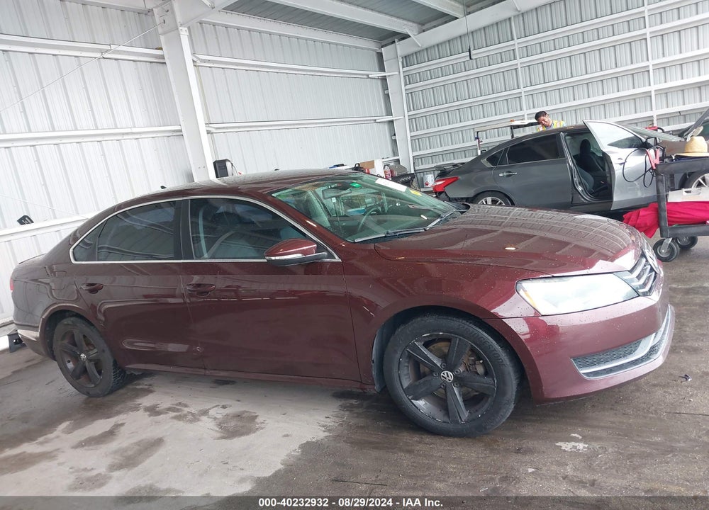 2012 VOLKSWAGEN PASSAT 2.5L SE VIN: 1VWBP7A33CC038506