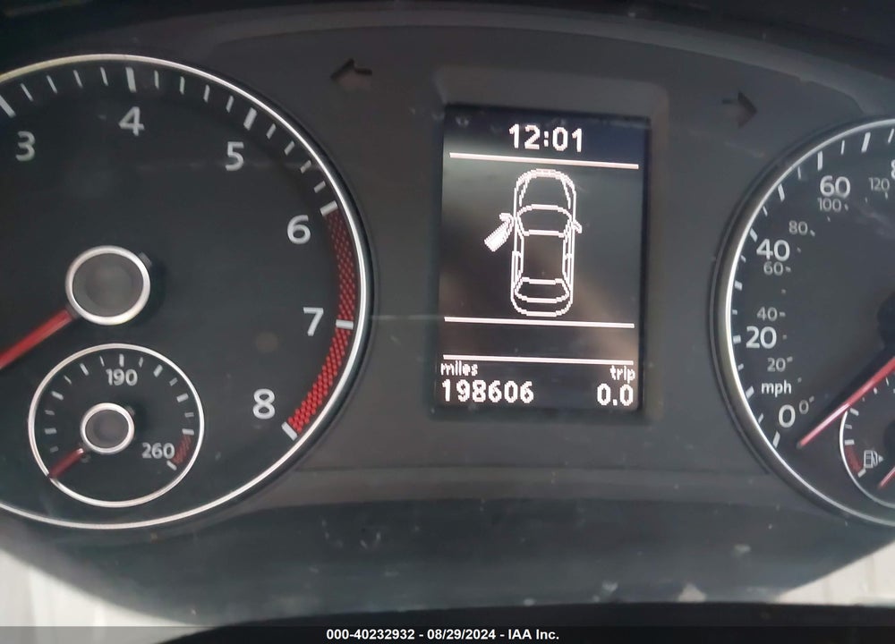 2012 VOLKSWAGEN PASSAT 2.5L SE VIN: 1VWBP7A33CC038506